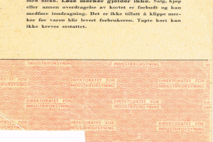 Bilde av Strømpekort, rasjoneringskort, side 2